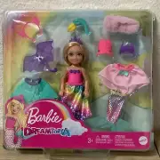 Barbie DREAMTOPIA Mermaid Doll And Accessories NEW *DISTRESSED BOX*