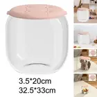Storage Box Transparent Storage Ottoman Dustproof Building Blocks Storage Box