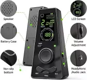 Electric Digital Metronome Musicians Piano Guitar Violin Instrument Volume Beat