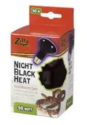 Zilla Night Black Basking Spot Bulb 50W Reptile Terrarium Lamp Light
