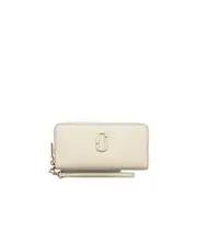 Marc Jacobs The Continental Zip-Up Wallet One size Nude