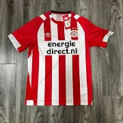 UMBRO PSV EINDHOVEN 2018-19 OFFICIAL HOME SHIRT RED WHITE COLOR MENS LARGE