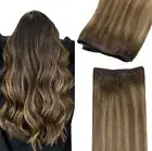 GOO GOO Sew in Hair Extensions Real Human Hair, Weft Hair 22in, 110g
