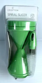 Crofton Spiral Slicer Turn Veggies Into Noodles Blades Brush Recipes Kitchen NEW