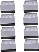 Mikinona Furniture Foot Pads 8 Pcs Plastic Bed Risers Table Risers Chair Height Enhancer