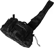 Alasum Ergonomic Fly Fishing Gear Holder Waterproof Tackle Bag for Hiking Hunting Camping Compact Lure Storage Sling Backpack