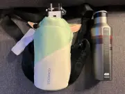 Corkcicle Mandalorian Sport Canteen 20oz with Grogu Crossbody Water Bottle Sling