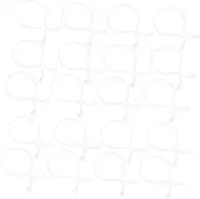 Reusable Plant Fixing Buckle 100pcs Gardening Clips Green Plastic Garden Buckle for Plant Support Strong