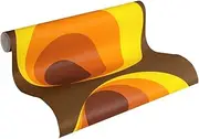 A.S. Creation 701312 Retro Wallpaper Yellow, Orange, Red, Brown 70s Vintage, 7013-12, 1'8'' x 32'11