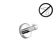 WS Bath Collections Gealuna A1020A Chrome Gealuna Self-Adhesive Single Robe Hook