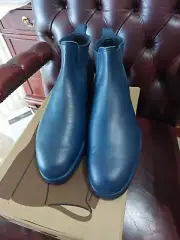 rm williams boots ,10.5, Indigo Blue,soft Nappa Leather