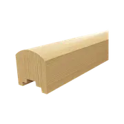 66 x 66mm 4.8m H3 Treated & Pre-Oiled Clear Rebated Breadloaf Laminated Pine Handrail