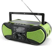 Weather Radio - Emergency/AM/FM Battery Operated Portable Radio with Best Reception and Longest Lasting Transistor. Battery with Mono