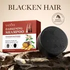Black Hair Shampoo Bar Polygonum Multiflorum Nourishment Anti White Hair So GXM