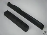 2 pcs Acoustic Guitar Slotted Ebony 45mm Nut & 3/32" Solt Saddle