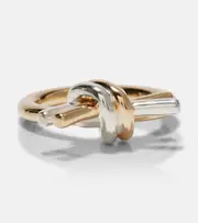 [Bottega Veneta] Bottega Veneta Knot gold-plated sterling silver ring N gold