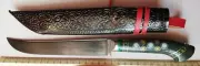 Uzbek national knife Pchak Pchok Pichok ebonite handle from Andijan handmade