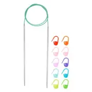 Knitting Needles Size US 2.5 Stainless Steel 31" Circular Needle