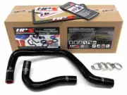 HPS Silicone Radiator Hose Black Honda 1988-2000 Civic B18 B20 57-1003-BLK-3