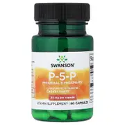 Swanson, P-5-P, 20 mg, 60 Capsules