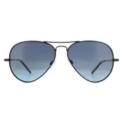 Polaroid Sunglasses PLD 1017/S 003 WJ Matte Black Grey Gradient Polarized black/grey 58 mm
