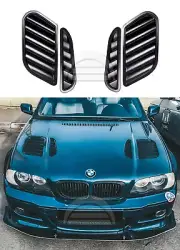 Hood Vents for BMW 3 e46 M3 GTR 1998 - 2000 Bonnet Gills Vorsteiner style