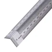 180mm Right Angle Scribing Ruler Stainless Steel Woodworking Marking Tool