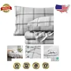 Heavyweight Double Brushed Flannel Sheet Set with Deep Pockets - Full Size