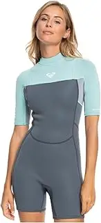 [Roxy] Back Zip Short Sleeves Springsuit 2/2 Prologue Women BZ SS SP FL Young Womens Green 8