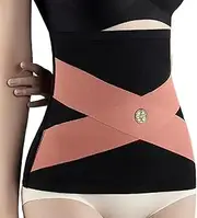 Abdominal Belt with Belly Control – Adjustable Compression Shaping Belt for Women, Seamless Nylon Elastic Band Workout Band for Home Gym University