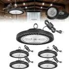 200W-4Pack UFO LED High Bay Light,22000lm 6000K Super Bright LED Shop Lights ...