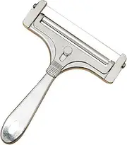 AIMALL Adjustable Cheese Slicer, 5.75-inch Stainless Steel Wire Cheese Cutter, Essential Kitchen Tool for Perfectly Sliced Cheese