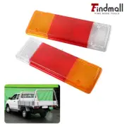PAIR Tail Light LENS for Toyota Hilux Landcruiser 75-79 Series Tray Ute 05-11