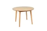 Levede Round Dining Table Natural 100cm