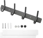 Hand Towel Hooks Rack Wall Mount Adhesive Stainless Steel Metal Coat Hangers for