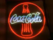 Custom 20"x20" New Coca Cola Bottle Neon Signs Real Glass Handmade Sign from US
