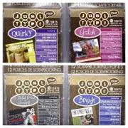 4 Set Bundle Quirky Boyish Girly +++ Digital-designs, CD, 12 Scrapbooking Font