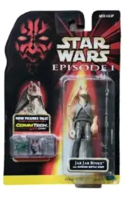 Hasbro Star Wars Jar Jar Binks Episode 1 Phantom Menace Commtech Chip