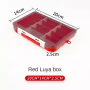 Fishing Lure Box Tackle Box Portable Large Storage Case Detachable Multi Compart