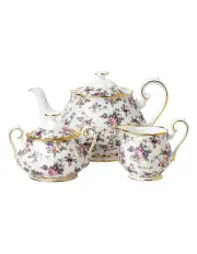 [Royal Albert] 100 Years Teapot Sugar & Creamer 1940S