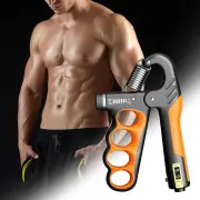 KALOAD 5-100KG Adjustable Hand Grip Strength Trainer Mechanical Counter Forearm Exerciser Power Strengthener for Gym Fit