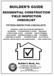 Residential Construction Field Inspection Checklist: Builder's Guide