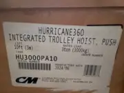 CM HURRICANE360 INTERGRATED TROLLEY HOIST, HU3000PA10, 10 FT, 3 TON (NEW)