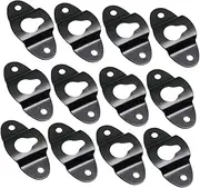 20pcs Speaker Rear Hook Speaker Accessories Hangers Wall Bracket Picture Hanging Flush Concealed Mount Bracket Mirror Hanging Kit Heavy Duty Pole Hanger Accessories Ties Black Iron