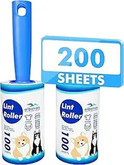 Lint Rollers for Pet Hair Extra Sticky, 200 Sheets Lint Rollers for Pet Hair Removal, Dog and Cat Lint Remover for Clothes, Furniture, Carpet