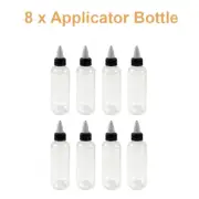 8X Craft Squeeze Bottle Applicator 120ml Clear Quilling Glue Paint Liquid