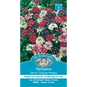 Mr Fothergill's Verbena Dwarf Compact Flower Seeds
