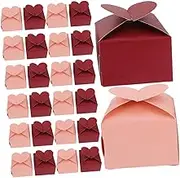 100 Pcs Box Heart Shaped Candy Boxes for Weddings Showers and Parties Elegant Treat Containers for Macarons and Chocolates for Valentine Day Celebrations