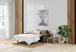 KIRBY Fabric 3 Seat Sofa Bed