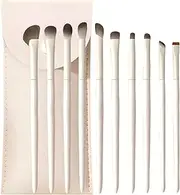 Eye Makeup Brush Set – 10Pcs Eyeshadow Brushes for Blending, Eyeliner, Eyebrows, Concealer – Soft Synthetic Bristles, Professional Eye Brush Kit for Precise & Flawless Application